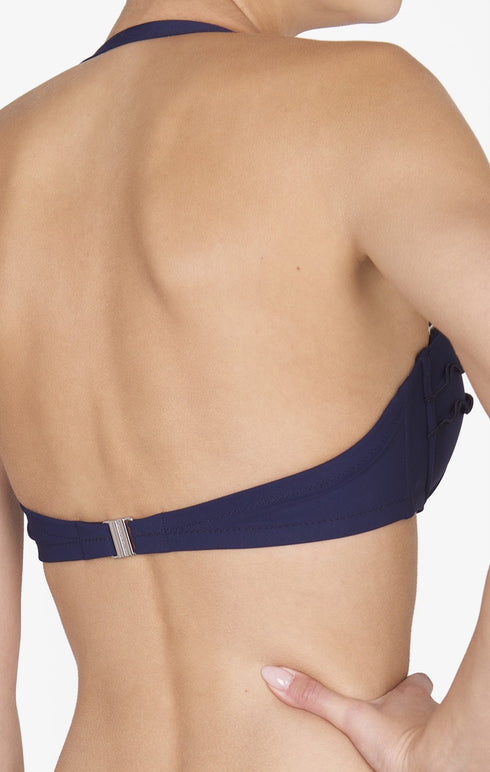 Shan Forever Young Bandeau Removable straps bikini top